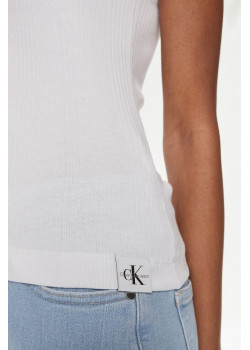 Calvin Klein Jeans Top Variegated biely