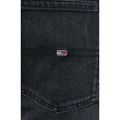 Pánske čierne rifľové slim kraťasy Tommy Hilfiger
