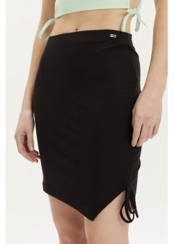 Tommy Jeans mini sukňa čierna