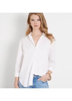 Biela dámska košeľa GUESS oversize