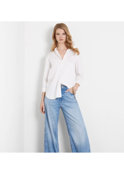 Biela dámska košeľa GUESS oversize