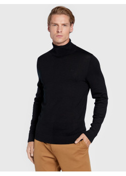 Calvin Klein pánsky merino rolák čierny