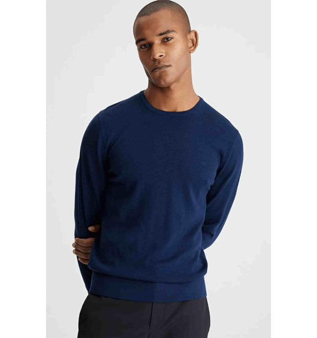 Calvin Klein pánsky pulóver modrý Calvin Klein pánsky pulóver modrý