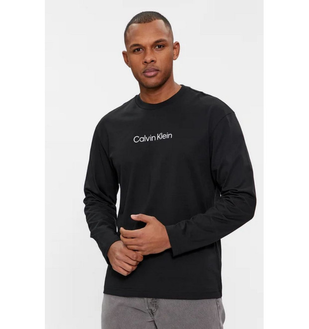 Calvin Klein HERO tričko s dlhým rukávom čierne