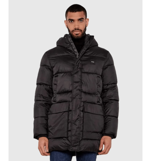 Calvin Klein pánska zimná predĺžená bunda čierna Calvin Klein pánska zimná predĺžená bunda čierna