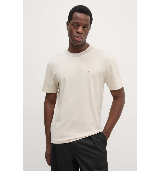 Calvin Klein pánske tričko béžové