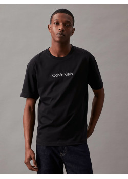 Calvin Klein pánske bavlnené tričko čierne