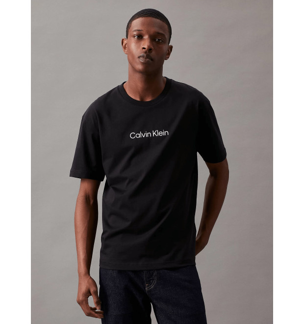 Calvin Klein pánske bavlnené tričko čierne