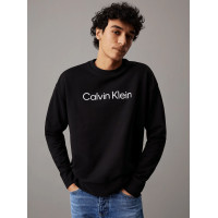 Calvin Klein pánska mikina s logom na hrudi čierna Calvin Klein pánska mikina s logom na hrudi čierna