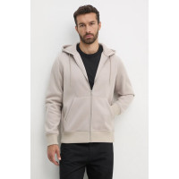 Calvin Klein pánska mikina na zips béžová Calvin Klein pánska mikina na zips béžová