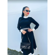 Karl Lagerfeld dámsky pulóver so stojačikom čierny Karl Lagerfeld dámsky pulóver so stojačikom čierny