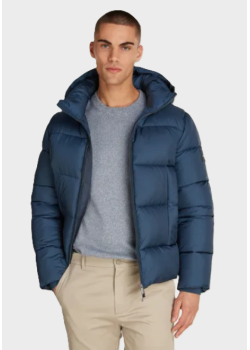 Calvin Klein pánska zimná bunda modrá