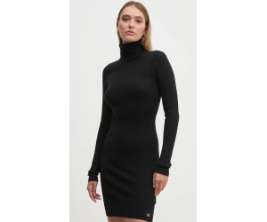 Dámske šaty Calvin Klein Jeans v čiernej farbe