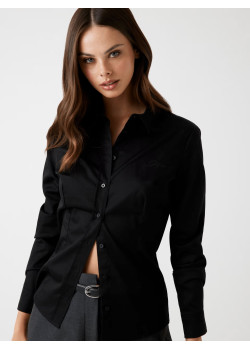 Guess dámska elegantná slim fit košeľa čierna
