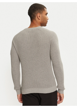 Pánsky pulóver Calvin Klein Jeans v sivej farbe