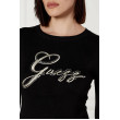 Guess SliM Fit pulóver čierny