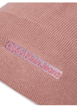 Calvin Klein Jeans zimná čiapka Inst Embro ružová