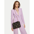 Love Moschino malá kabelka s klopou čierna Love Moschino malá kabelka s klopou čierna