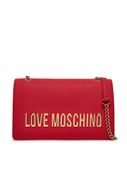 Love Moschino kabelka s retiazkou červená