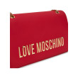 Love Moschino kabelka s retiazkou červená Love Moschino kabelka s retiazkou červená