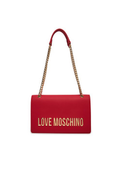 Love Moschino kabelka s retiazkou červená