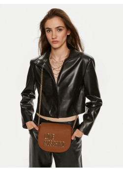 Love Moschino elegantná kabelka hnedá