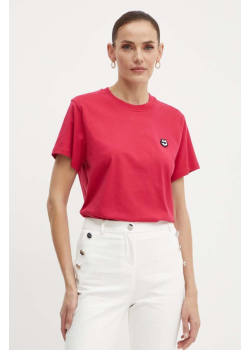 Tričko Karl Lagerfeld s krátkym rukávom červené