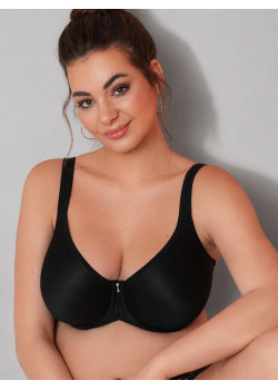 Triola Perfect Fit bezšvová podprsenka čierna