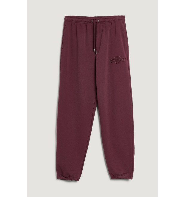 Gant dámske tepláky tonal Shield bordové Gant dámske tepláky tonal Shield bordové