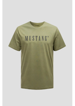MUSTANG pánske tričko zelené