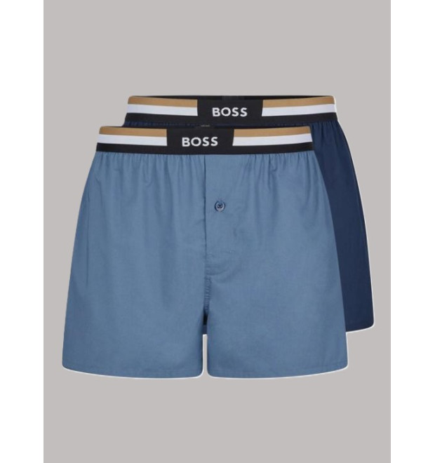 BOSS pánske trenýrky 2-pack modré BOSS pánske trenýrky 2-pack modré