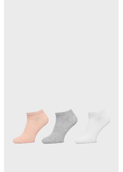 Calvin Klein dámske členkové ponožky 3-pack mix