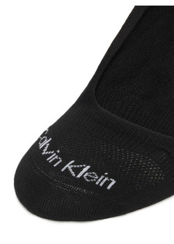 Calvin Klein dámske členkové ponožky 2-pack čierne