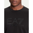 EA7 Emporio Armani pánske tričko s  vyšívaným čiernym logom čierna