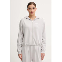 EA7 Emporio Armani dámska mikina s nášivkou sivá EA7 Emporio Armani dámska mikina s nášivkou sivá