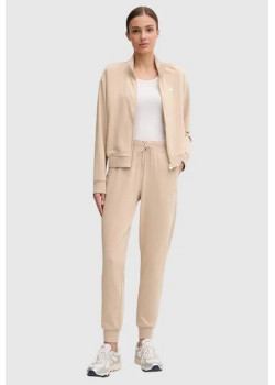 EA7 Emporio Armani dámska tepláková súprava s mikinou na zips béžová