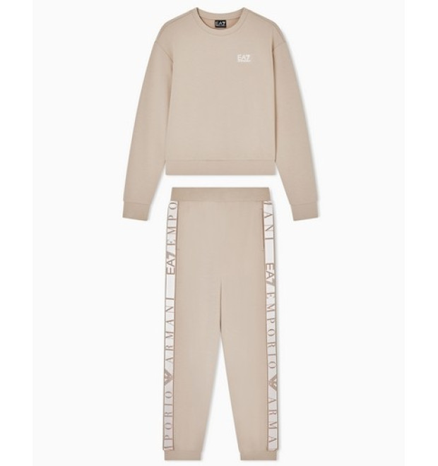 EA7 Emporio Armani ASV tepláková súprava béžová