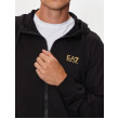 EA7 Emporio Armani CI mikina na zips čierna