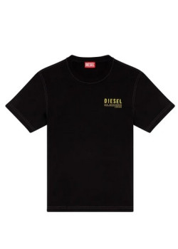 Diesel tričko so žltým logom čierne