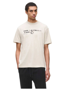 Karl Lagerfeld Jeans Eclipse Logo béžové
