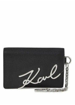 Karl Lagerfeld K/Signature puzdro na karty čierne