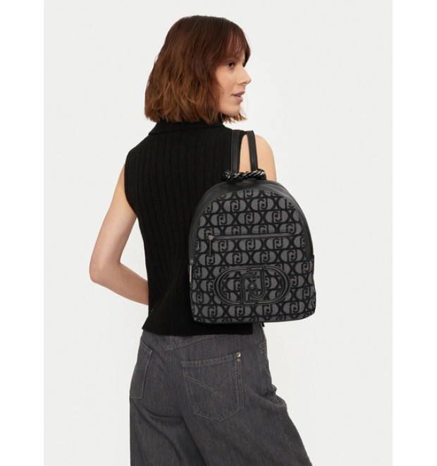 Liu Jo M Backpack dámsky mestský ruksak sivý
