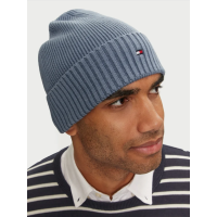 Čiapka Tommy Hilfiger v modrej farbe Čiapka Tommy Hilfiger v modrej farbe