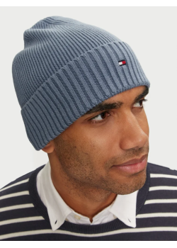 Čiapka Tommy Hilfiger v modrej farbe