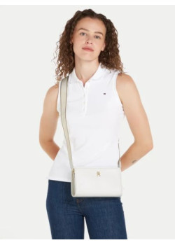 Dámska malá kabelka Tommy Hilfiger v bielej farbe
