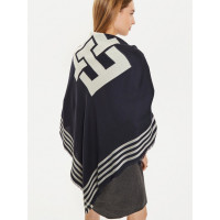 Tommy Hilfiger dámska exkluzívna šatka tmavomodrá Tommy Hilfiger dámska exkluzívna šatka tmavomodrá