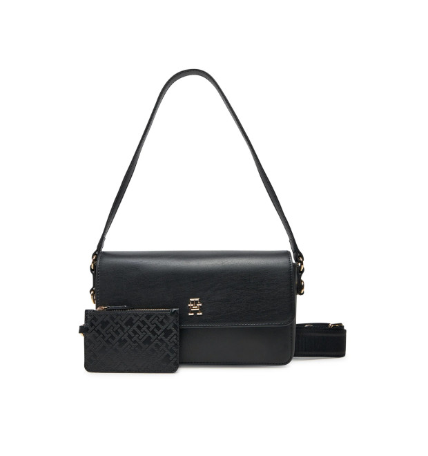 Tommy Hilfiger Distinct Conv crossbody kabelka čierna Tommy Hilfiger Distinct Conv crossbody kabelka čierna
