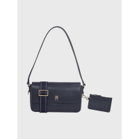 Tommy Hilfiger Distinct Conv crossbody kabelka modrá