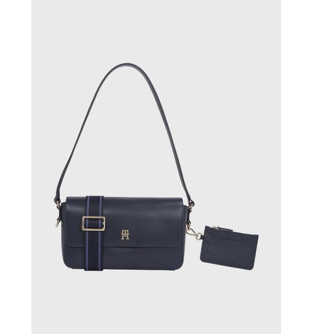 Tommy Hilfiger Distinct Conv crossbody kabelka modrá