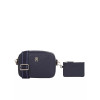 Tommy Hilfiger monogram camera bag crossbody kabelka modrá